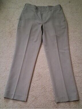 Axist City Pant, Classic Straight-Leg Dress Business Trouser, Light Gray 30"-32"
